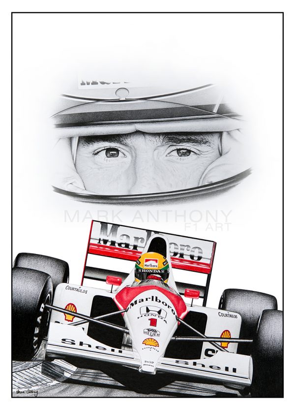 Ayrton Senna - Limited Edition Art Print