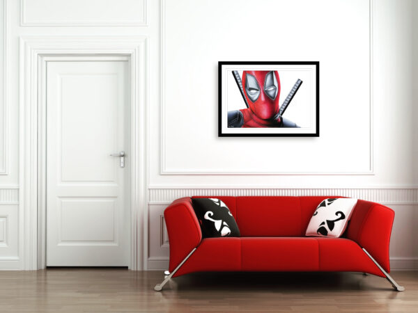 Deadpool - Movie Icons art prints by UK Artist Mark Anthony