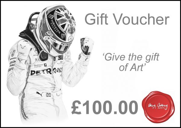 Formula 1 Art £100 Gift Voucher
