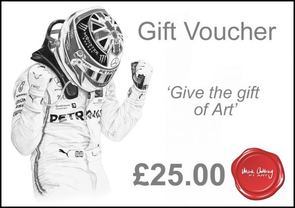 Formula 1 Art £25 Gift Voucher