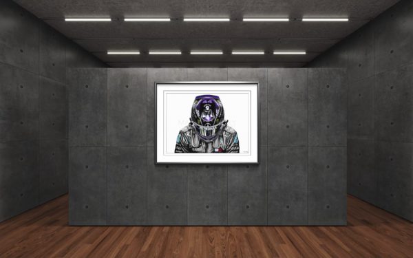 Lewis Hamilton / Still We Rise - Wall Art Display Image by UK Formula 1 Artist Mark Anthony