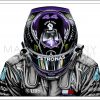Lewis Hamilton - Still We Rise - Formula 1 Art by UK Artist Mark Anthony