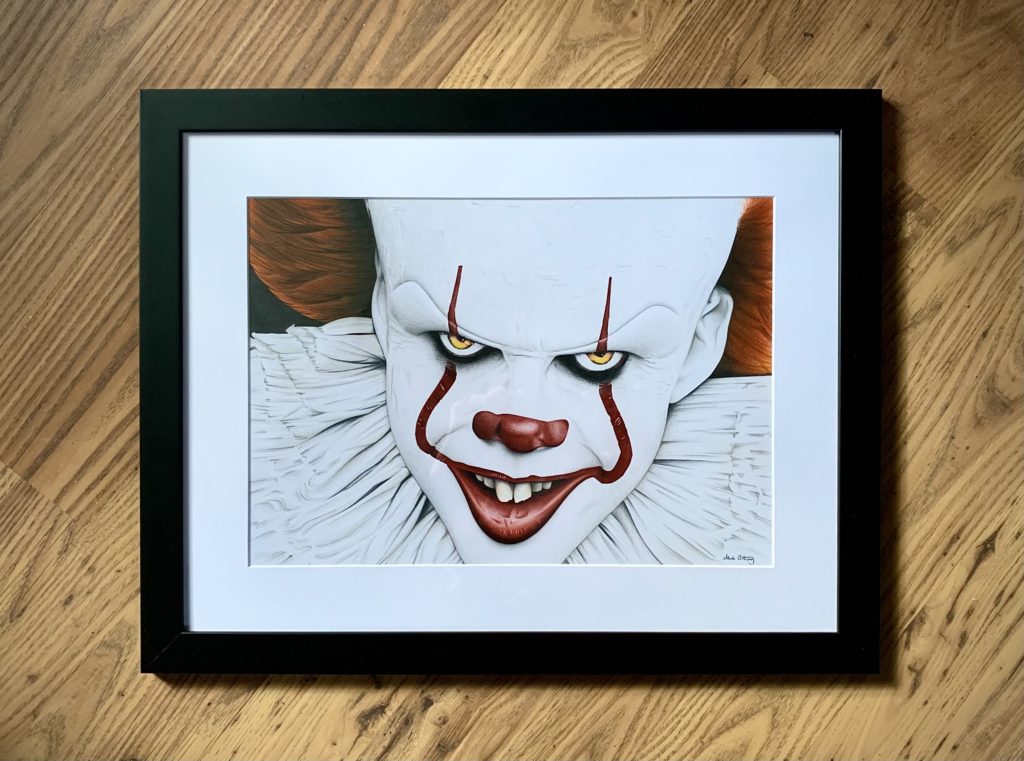 Pennywise - Original Artwork - SOLD - Formula 1 and Movie Art by Mark ...