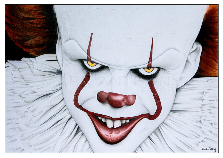 Pennywise It Formula 1 And Movie Art By Mark Anthony 