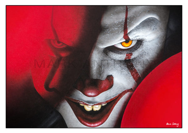 Pennywise IT Chapter 2 art print by UK Artist Mark Anthony