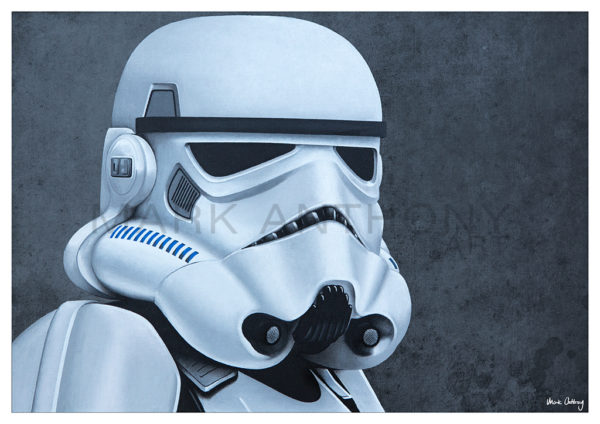 Stormtrooper Art Print by UK Artist Mark Anthony