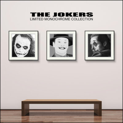 The Jokers – Limited Monochrome 3 Print Set