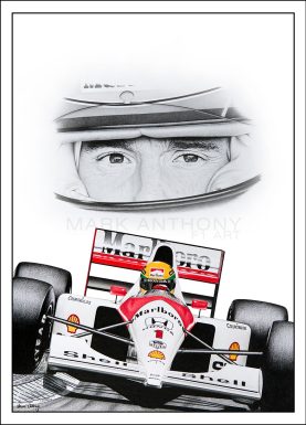 Ayrton Senna - Limited Edition Art Print